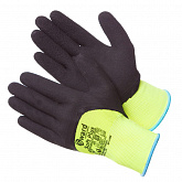 Яркие перчатки с глубоким покрытием вспененным латексом Gward Soft Plus
